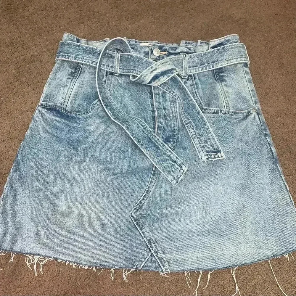 Free People East of Eden Mini Skirt Denim size 30